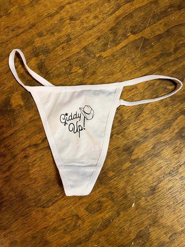 Giddy Up Thong