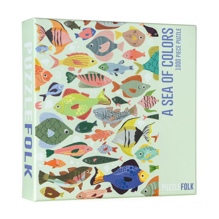 A Sea of Colors 1000 Piece Fish Puzzle