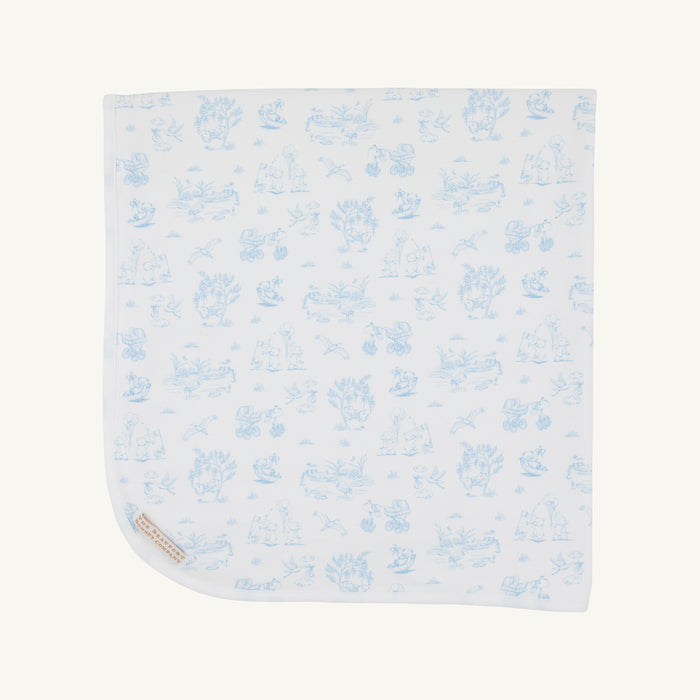 Baby Buggy Blanket - Sir Propers Sweet Arrival (Beale Street Blue)