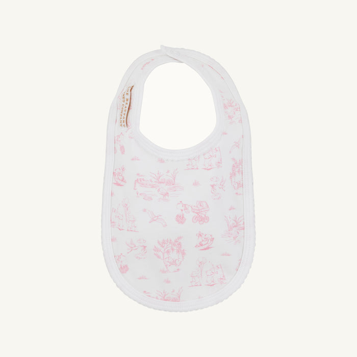 Burp Me Bib - Sir Propers Sweet Arrival (Hamptons Hot Pink)