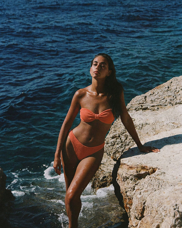 Crinkle Bikini | Papaya