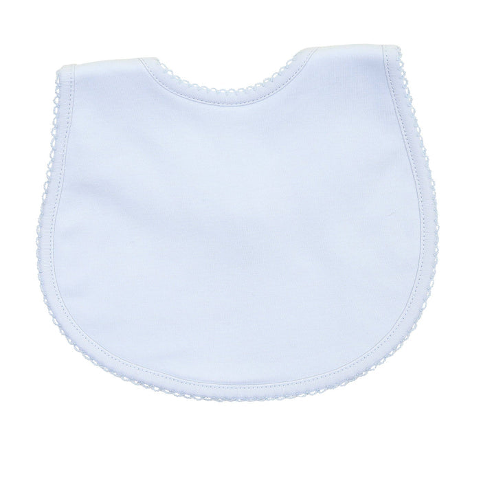 Essentials Solid Blue Bib: Blue