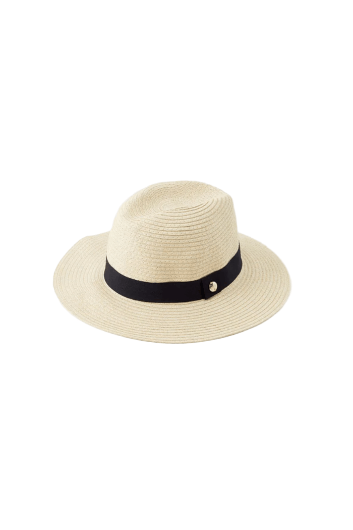 Melissa Odabash Fedora Beige/Black