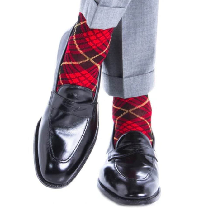 Red/Black/Yolk Tartan Plaid