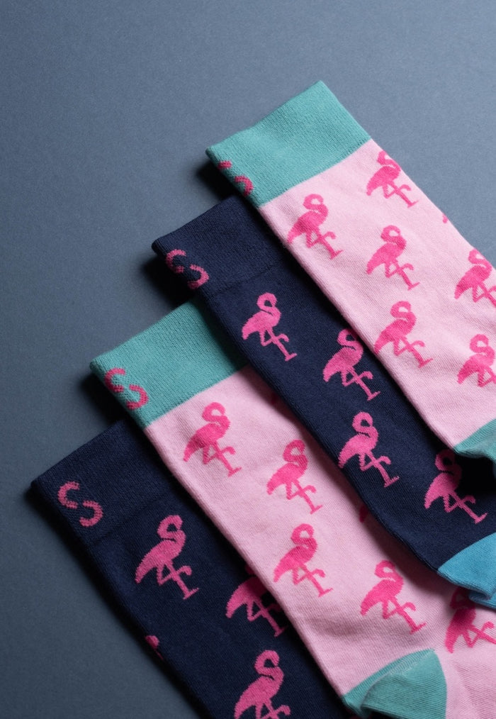 Flamingos Cotton Socks