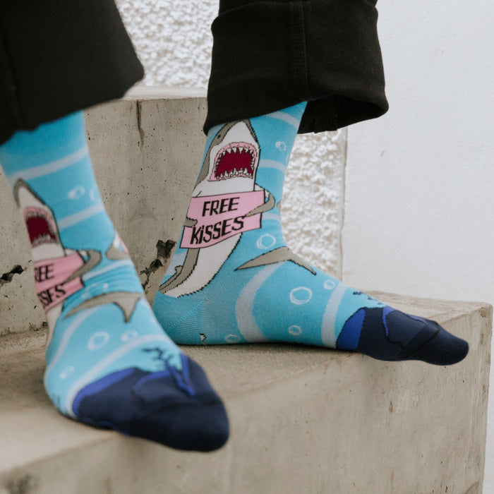 Free Kisses Bamboo Socks