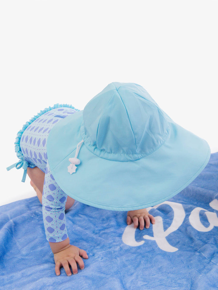 Kids Blue Breeze Sun Protective Hat