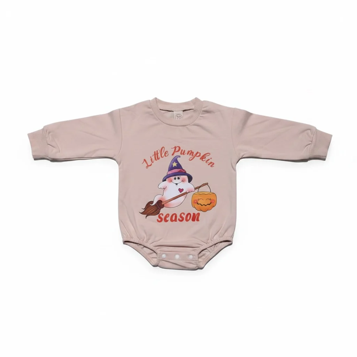 Little Pumpkin Bubble Bodysuit for Girls