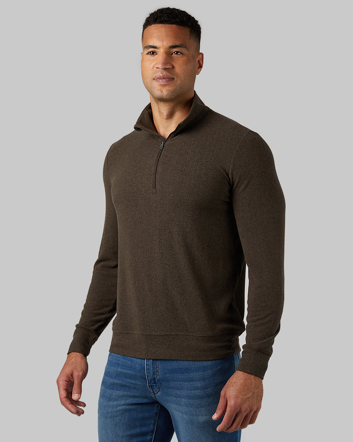 DARK BROWN HEATHER / S