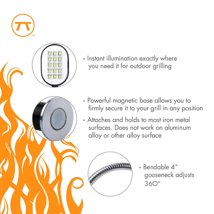 Outset Outdoor Rotating Grill Light
