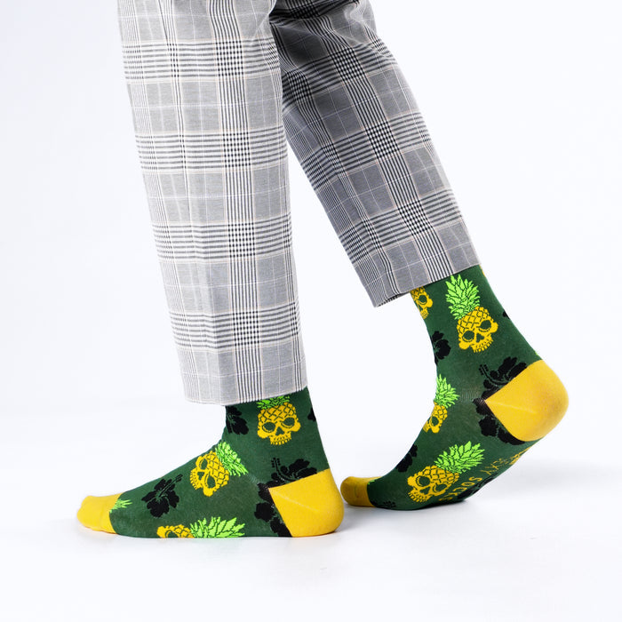 Pineskull Cotton Socks