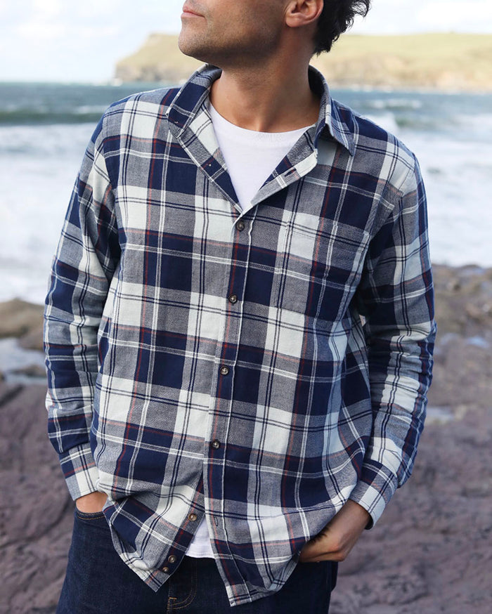 Redford Shirt | Blue check