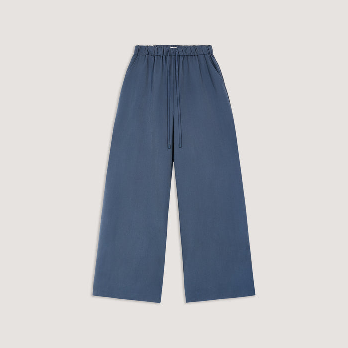 Relaxed-Fit Tailored Trousers - Blue