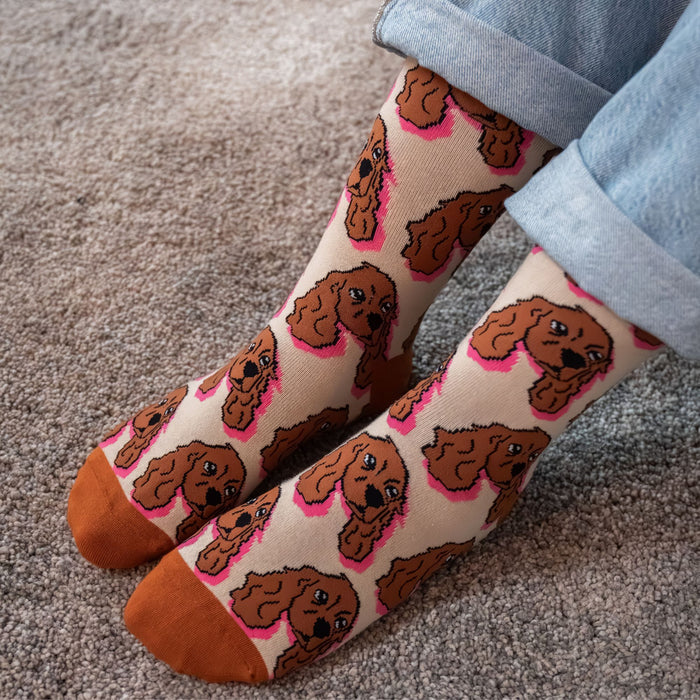 Spaniel Cotton Socks