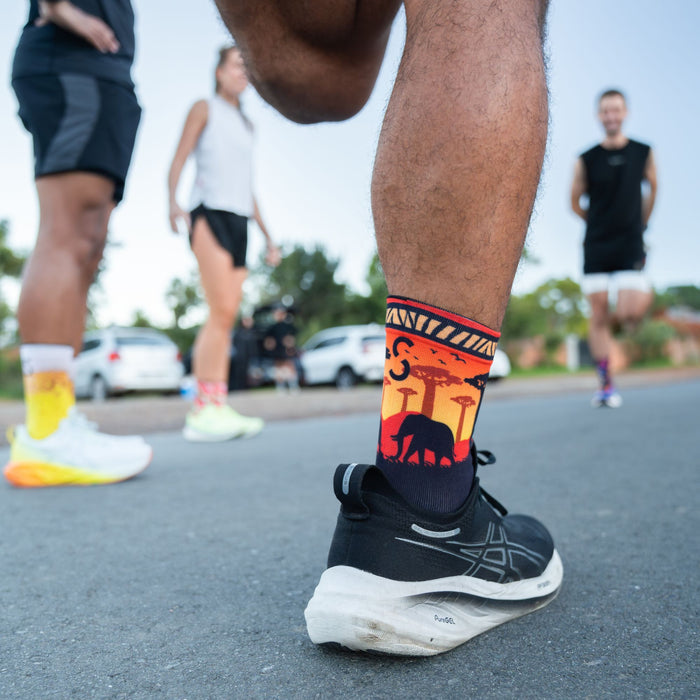 Sunset Walk Unisex Active Socks