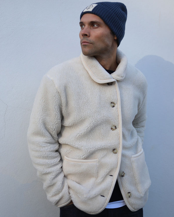 Teddy jacket | Pile fleece Off White
