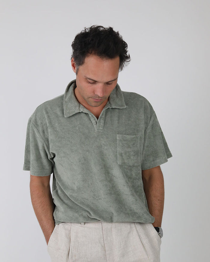 Terry Polo | Sage Green