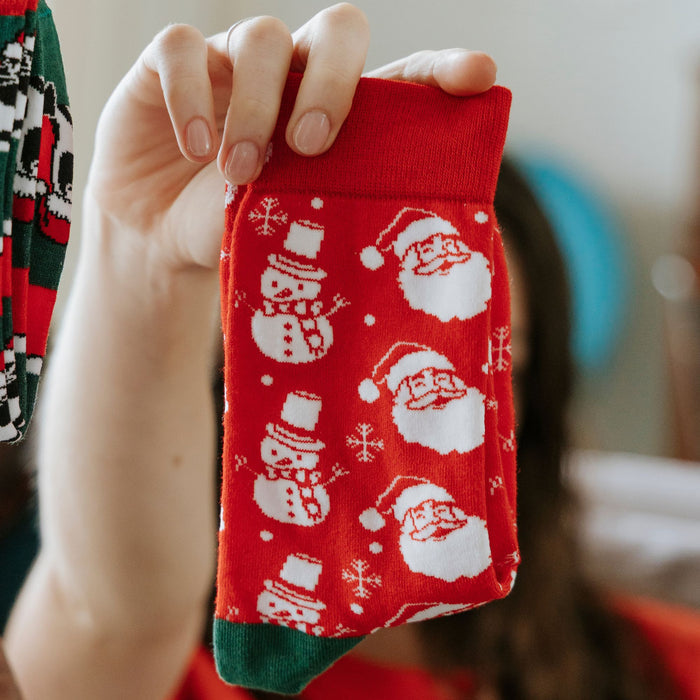 Xmas Classic Santa Bamboo Socks