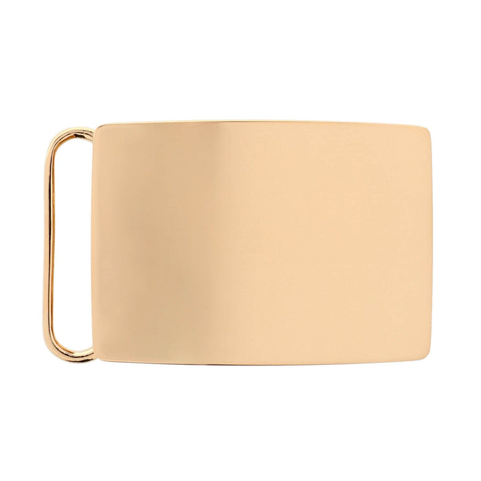 30mm 24K Gold Over Brass Compression Belt Buckle