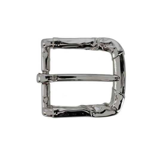 35mm Italian Rippled Textured Solid Brass Harness Belt Buckle