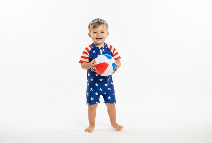 4th of July Swimsuit for Boys image 0