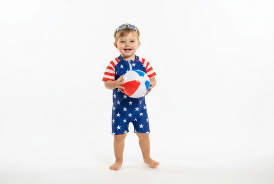 4th of July Swimsuit for Boys image 0