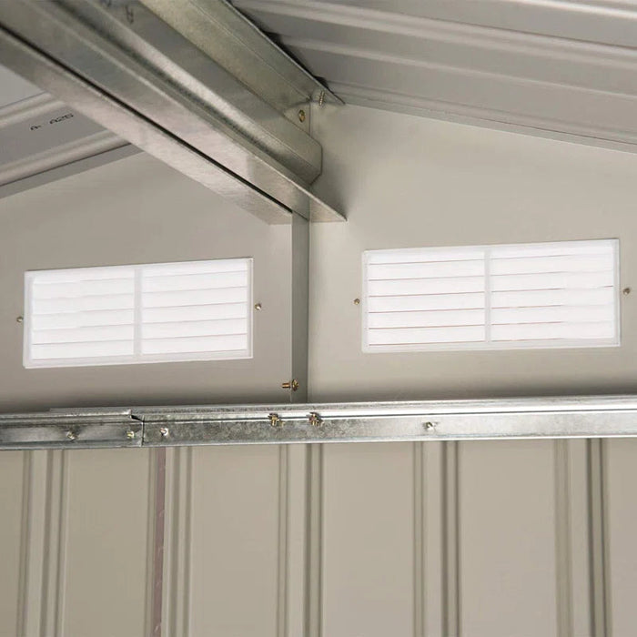 7 Ft. W X 4 Ft. D Metal Apex Garden Shed