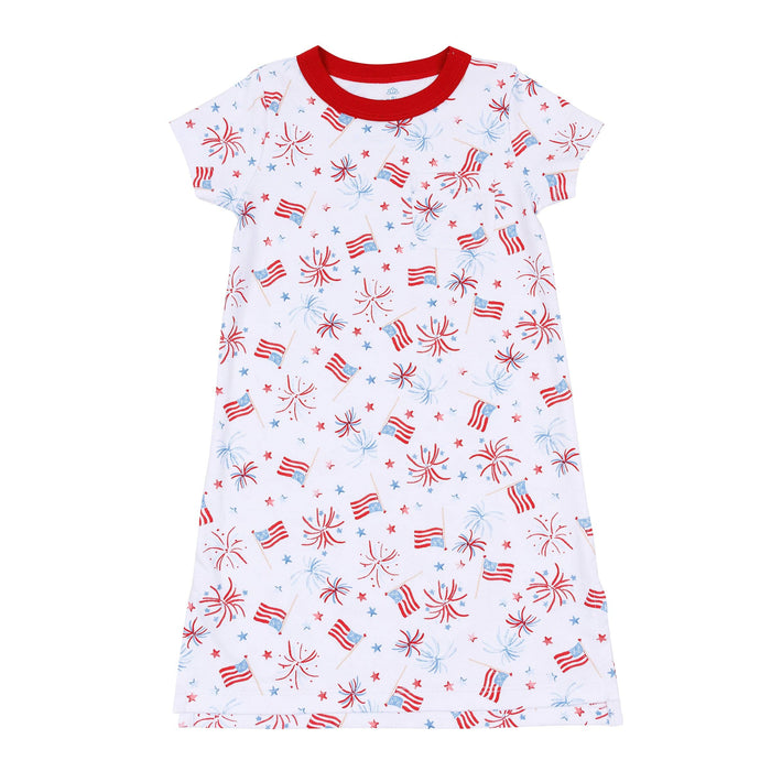 A Sparkly Fourth Dress