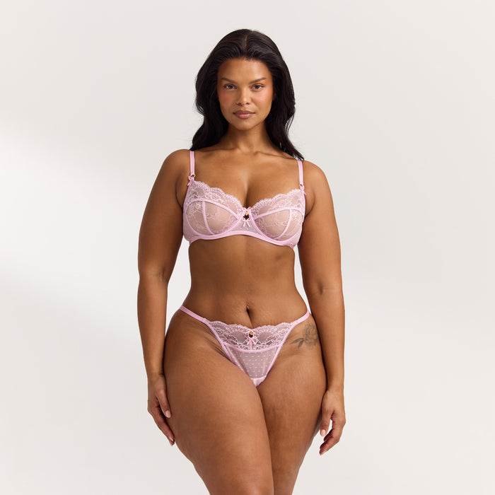 Adelyn Balcony Bra - Pink