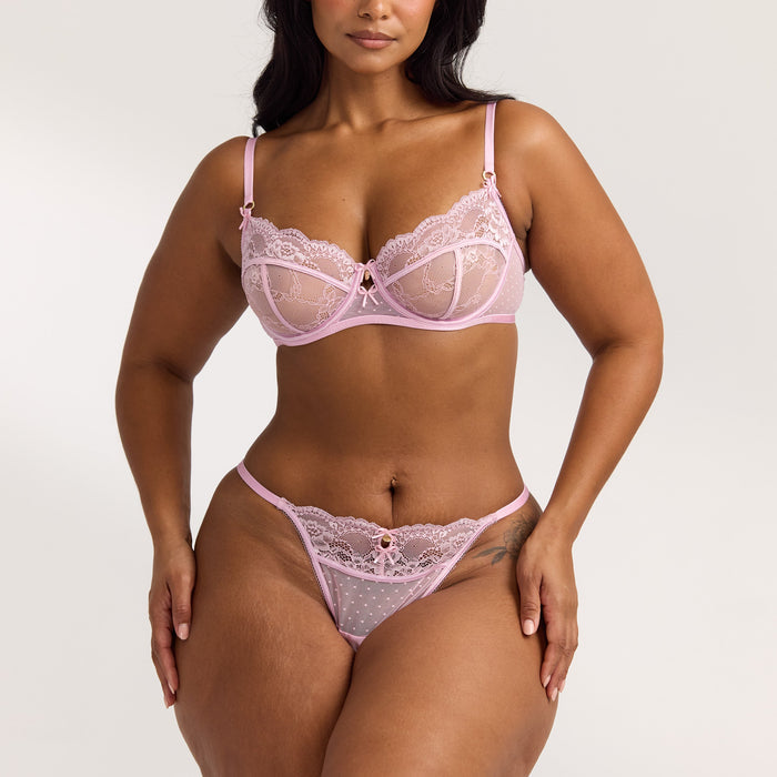 Adelyn Balcony Bra - Pink