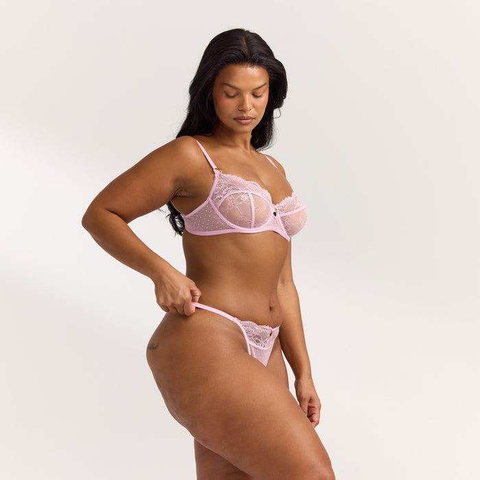 Adelyn Balcony Bra - Pink