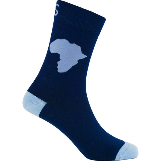 Africa (Blue) Bamboo Socks
