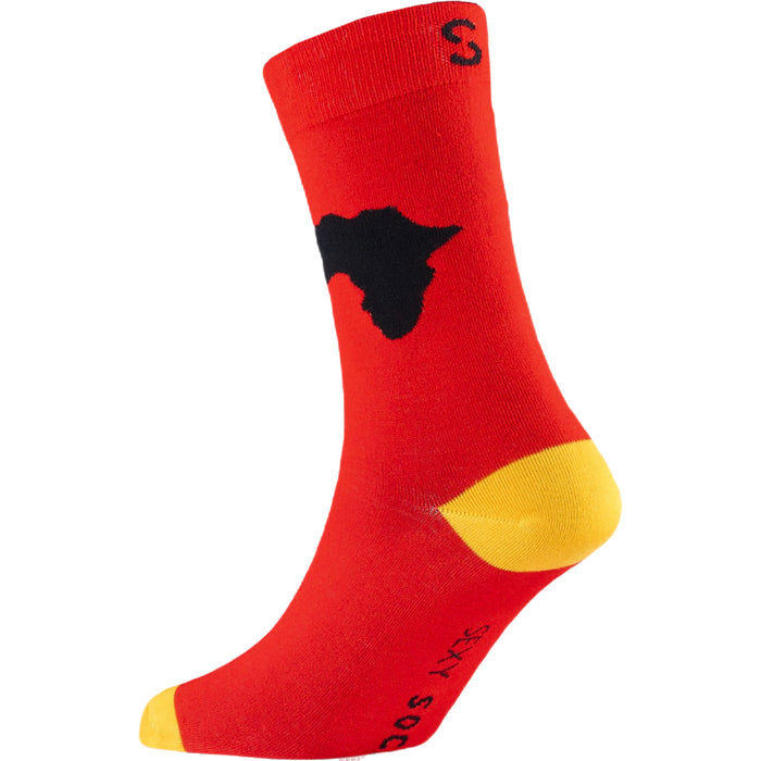 Africa (Red) Bamboo Socks