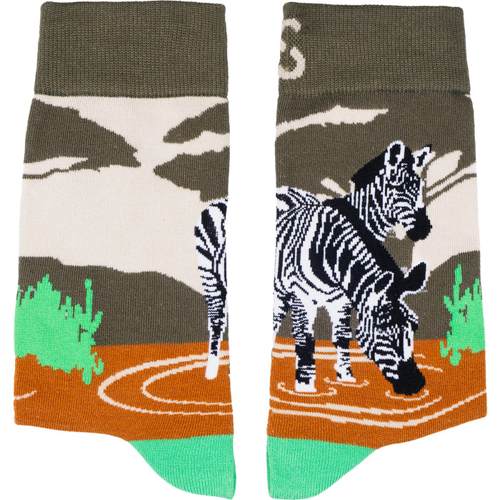 African Stripes Bamboo Socks