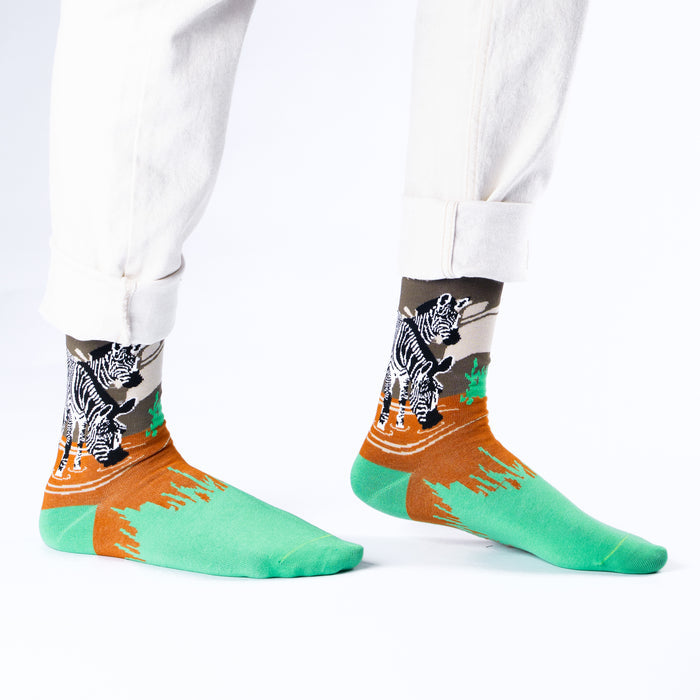 African Stripes Bamboo Socks
