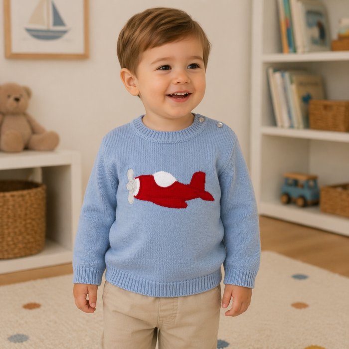 Airplane Knit Sweater