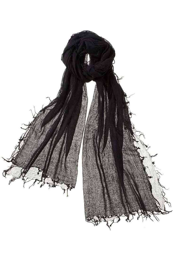 Alpine Cashmere Alta Shawl Color: Ebony  at Petticoat Lane  Greenwich, CT
