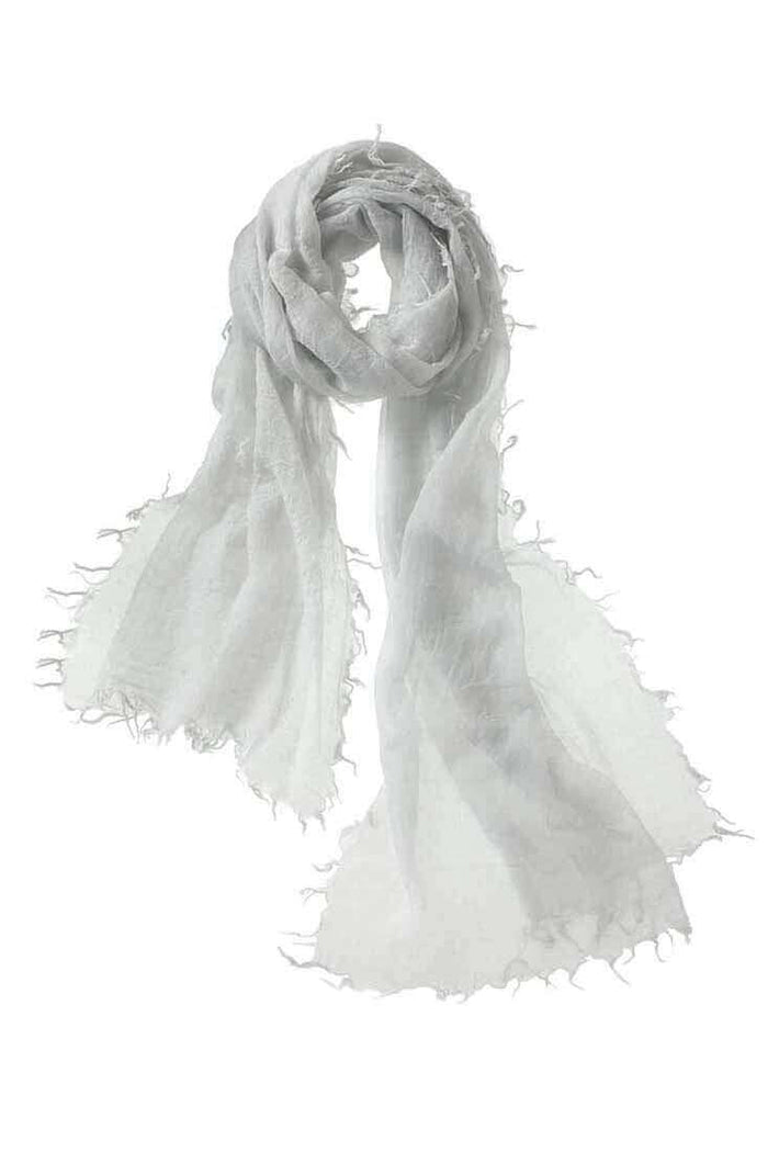 Alpine Cashmere Alta Shawl Color: Silver  at Petticoat Lane  Greenwich, CT
