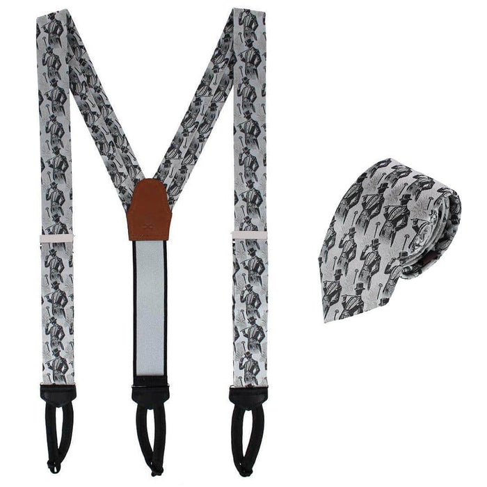 Silver and Black