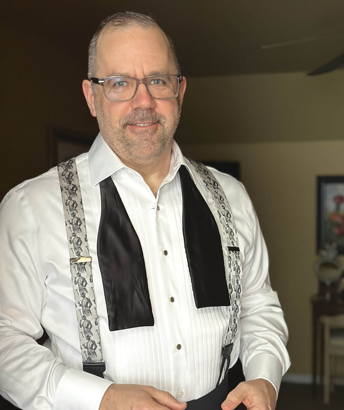 Silver and Black