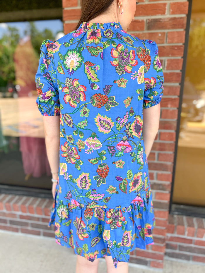 Anabelle Floral Shift Mini Dress