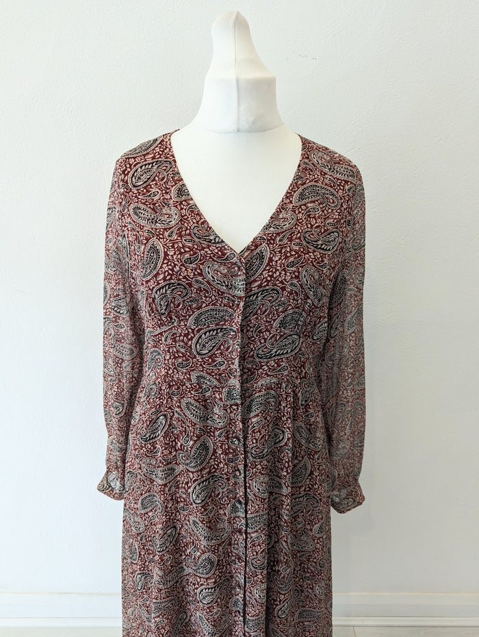 Andam Paisley Maxi Dress Size 14/16