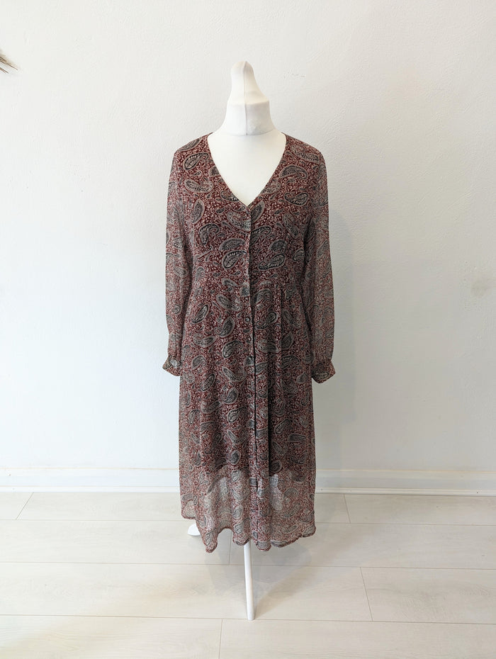 Andam Paisley Maxi Dress Size 14/16