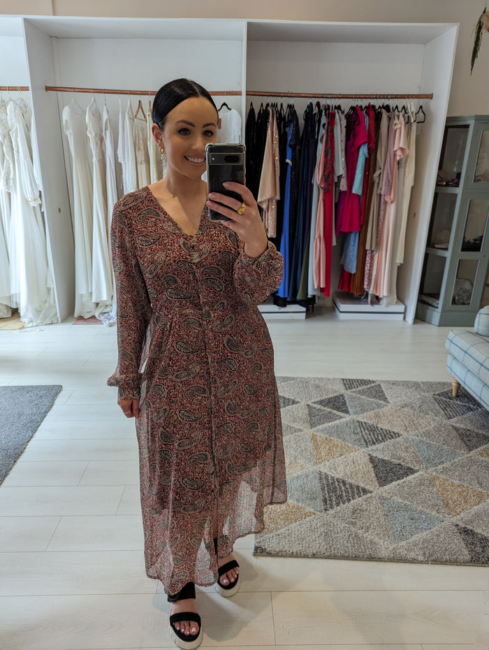 Andam Paisley Maxi Dress Size 14/16