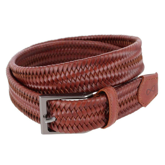 Andres Classic 35MM Leather Stretch Dress Belt