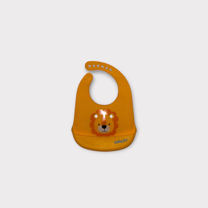 Animal Theme Silicone Bib with Catch Pocket – Mess-Free Mealtime for Babies image 2