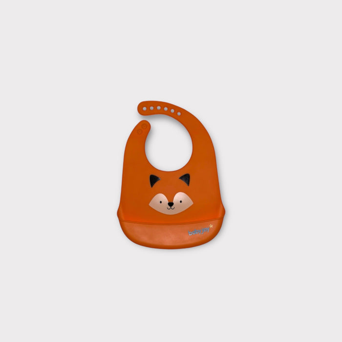 Animal Theme Silicone Bib with Catch Pocket – Mess-Free Mealtime for Babies image 4