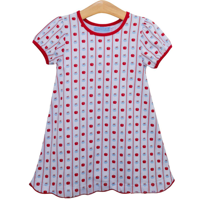 Apple Print Dress