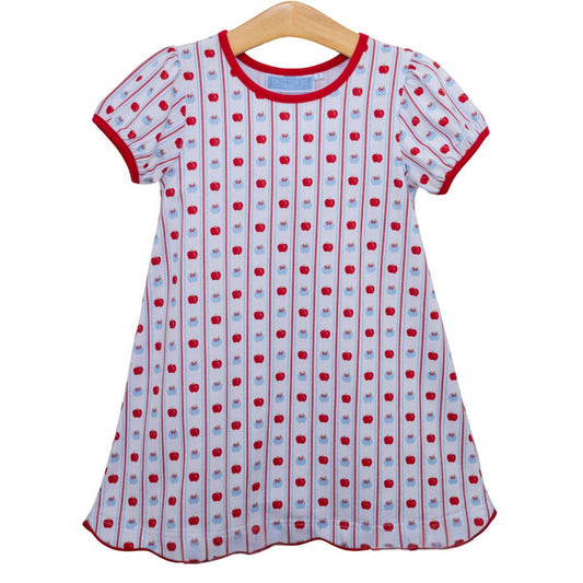 Apple Print Dress