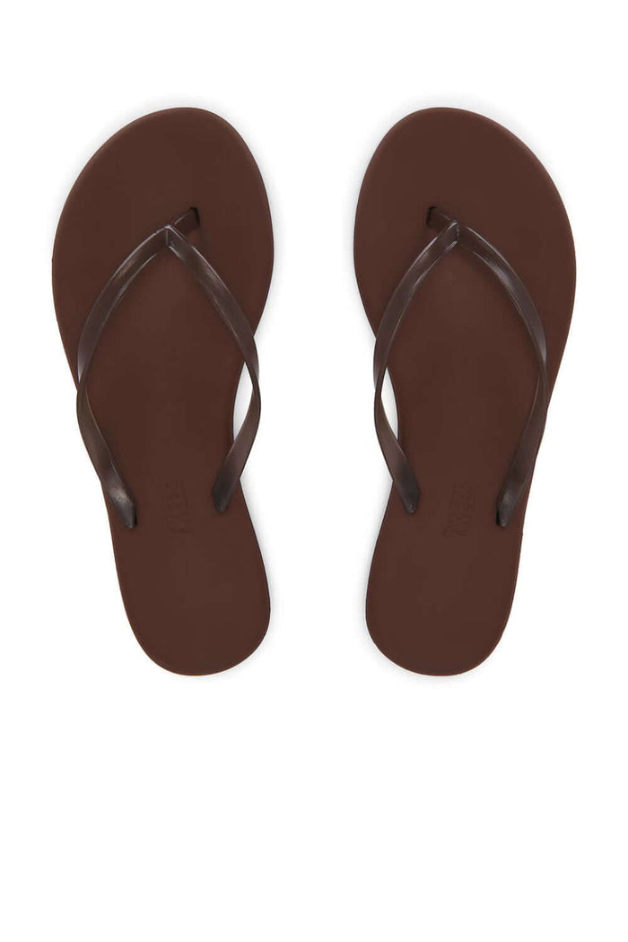 TKEES Aqua Flip Flop in Brown